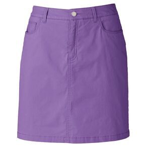 Croft & Barrow essential twill skirt size 8